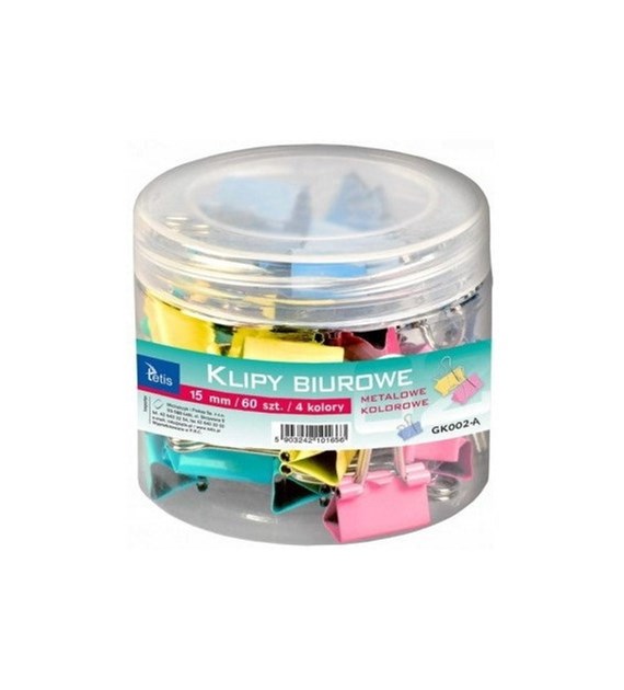 KLIPS 15mm kolorowe 60szt