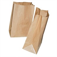 KIEL-PAK torba SZARA klockowa 220x140x350 bez ucha (38/1/250)