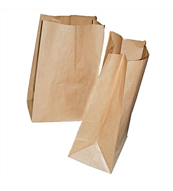 KIEL-PAK torba SZARA klockowa 220x140x350 bez ucha (38/1/250)