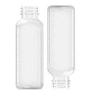 Butelka kwadratowa PET bezbarwna fi38mm 330ml T&M (24/1/100)