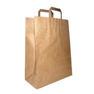 Torba SZARA z uchem płaskim 85g 320x160x420mm (36/1/250)