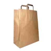 Torba SZARA z uchem płaskim 85g 320x160x420mm (36/1/250)