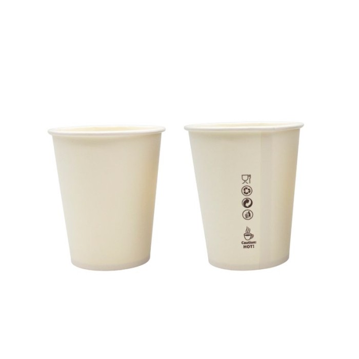 (EKO) Love Nature kubek papierowy 0% PLASTIC 250ml (30/20/50)