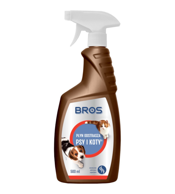 BROS Płyn odstrasza psy i koty 500ml (_/6/1)