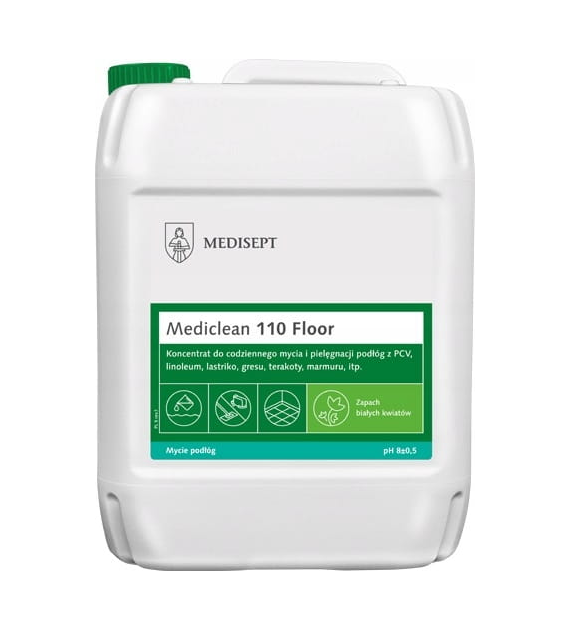 MEDISEPT Mediclean 110 Floor do mycia podłóg BIAŁE KWIATY 5L (_1/1)