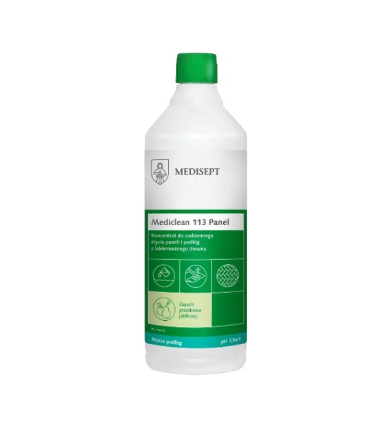 MEDISEPT Mediclean 113 Panel do mycia podłóg laminowanych oraz drewnianych lakierowanych 1L (_/12/1)