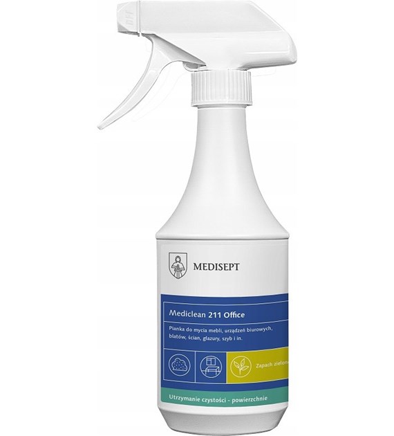 MEDISEPT Mediclean 211 Office do powierzchni zmywalnych 500ml (_/12/1)