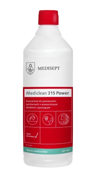 MEDISEPT Mediclean 315 Power koncentrat do mycia urządzeń sanitarnych 1L (_/12/1)