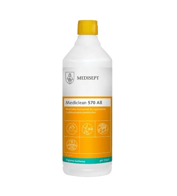 MEDISEPT Mediclean 570 All do czyszczenia i odtłuszczania powierzchni 1L (_/12/1)