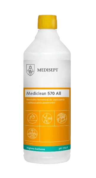 MEDISEPT Mediclean 570 All do czyszczenia i odtłuszczania powierzchni 1L (_/12/1)