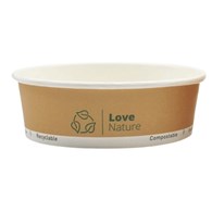 (EKO) Love Nature miska sałatkowa papierowa 500ml (20/6/50)