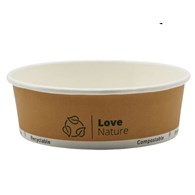 (EKO) Love Nature miska sałatkowa papierowa 1300ml (16/6/50)