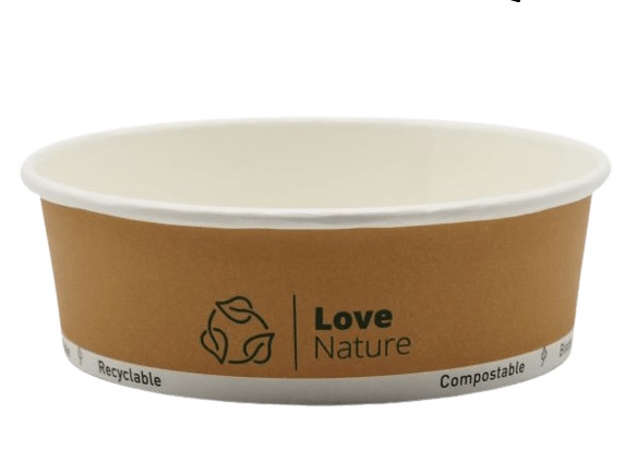 (EKO) Love Nature miska sałatkowa papierowa 1300ml (16/6/50)