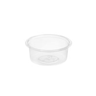 (REUSE) Pojemnik na sos okrągły 30ml TRANSPARENTNY (40/20/100)