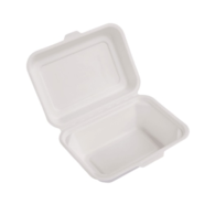(EKO) Love Nature menubox z trzciny cukrowej HAMBURGER podwójny 180x135 600ml (32/10/50)