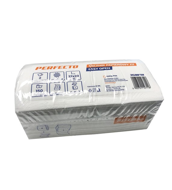 PERFECTO Ręcznik ZZ 2W celuloza paczka 150 listków