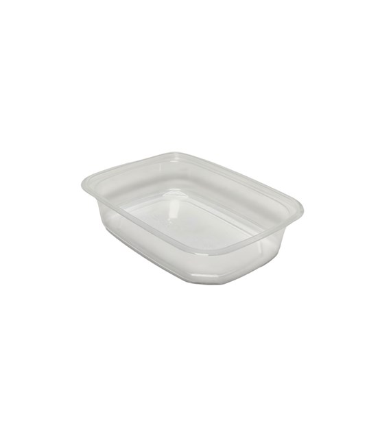 (REUSE) Pojemnik na surówkę prostokątny PP 125ml gładki (45/10/100)