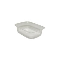 (REUSE) Pojemnik na surówkę prostokątny PP 150ml gładki (45/10/100)