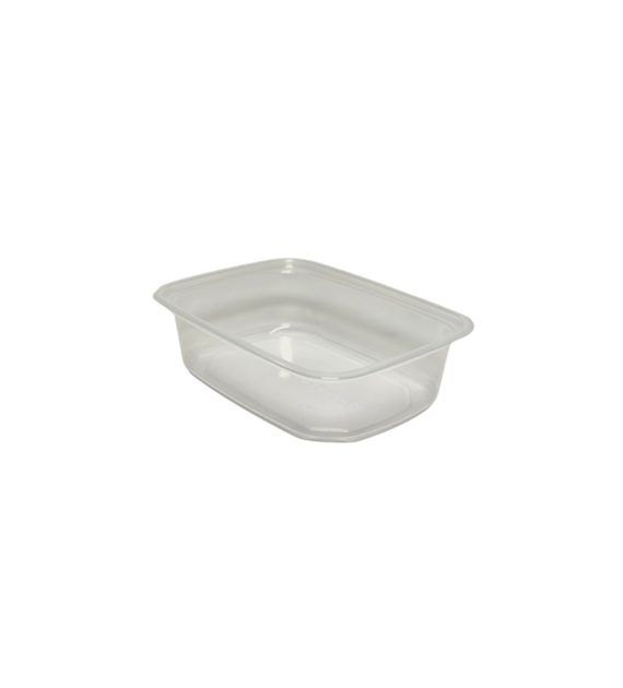 (REUSE) Pojemnik na surówkę prostokątny PP 150ml gładki (45/10/100)