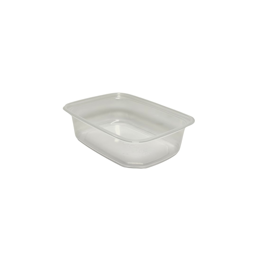 (REUSE) Pojemnik na surówkę prostokątny PP 150ml gładki (45/10/100)