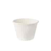 (EKO) Love Nature pojemnik na sos z trzciny cukrowej fi62mm 40/60ml (40/20/100)