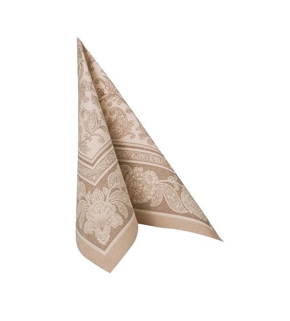 SERWETKA 40x40 RC ORNAMENT MOCCA (250/5/50)