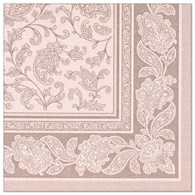 SERWETKA 40x40 RC ORNAMENT MOCCA (250/5/50)