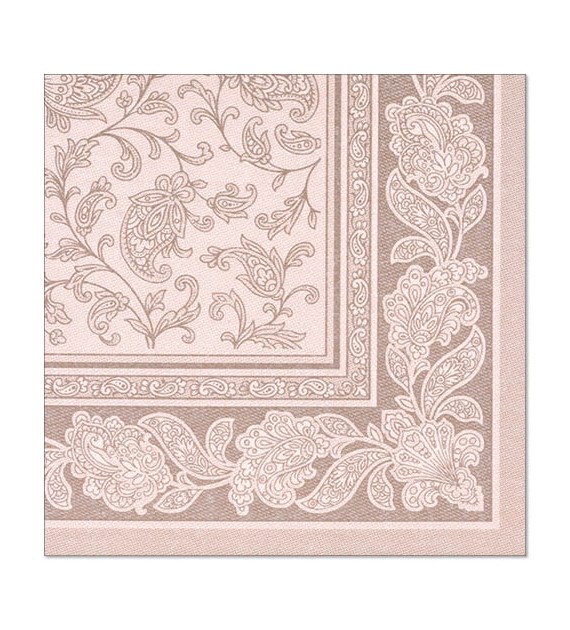 SERWETKA 40x40 RC ORNAMENT MOCCA (250/5/50)