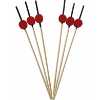 Love Nature FINGERFOOD wykałaczka bankietowa KÓŁKO CZERWONE 12cm (_/20/100)