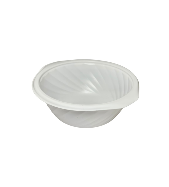 (REUSE) Miska żebrowana B-5500RC fi165mm 500ml BIAŁA (16/12/50)