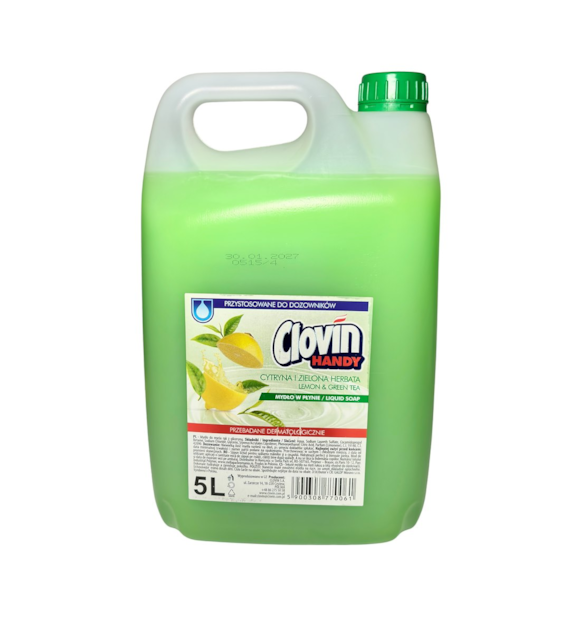 Clovin Handy mydło w płynie 5L ZIELONA HERBATA