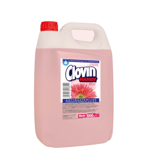 Clovin Handy mydło w płynie 5L KWIATOWE