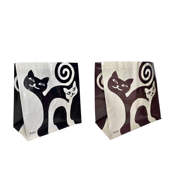 EKO TORBA 24L PP ANIMALS ZAKRĘCONE KOTY MIX