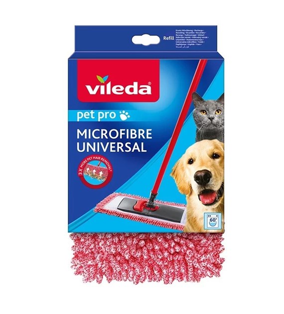 VILEDA Pet Pro Wkład do mopa do sierści i włosów (144/6/1)