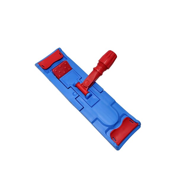 STELAŻ DO MOPA płaskiego niebiesko-czerwony 40cm (BEZ GWINTU)