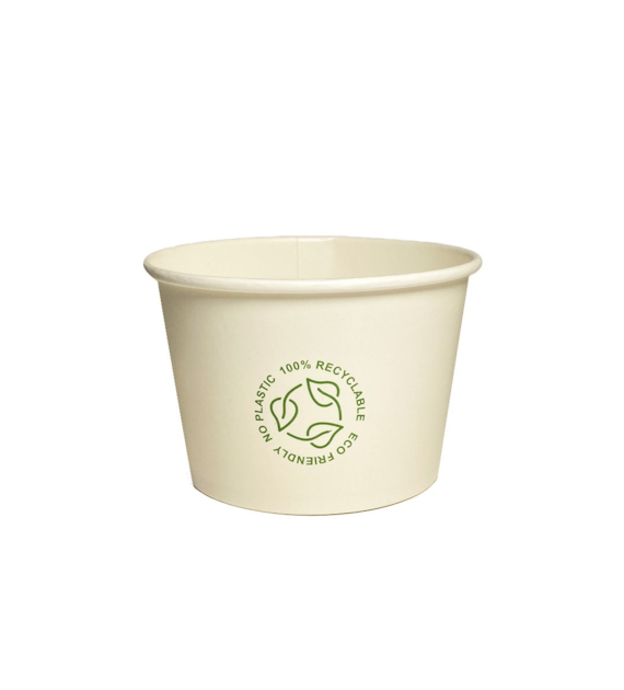 (EKO) Love Nature pojemnik papierowy na zupę BIAŁY fi115mm 500ml (16/15/50)