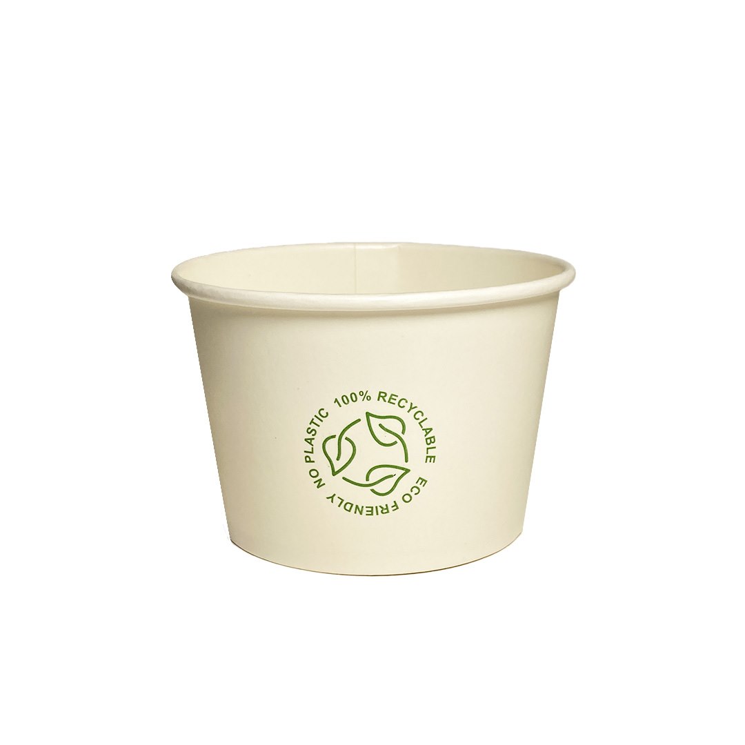 (EKO) Love Nature pojemnik papierowy na zupę BIAŁY fi115mm 500ml (16/15/50)