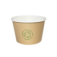 (EKO) Love Nature pojemnik papierowy na zupę KRAFT fi115mm 500ml (16/15/50)