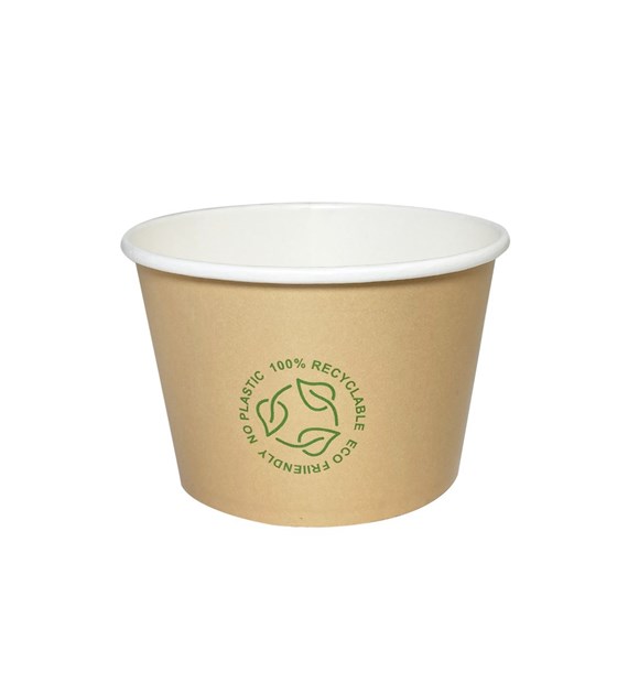 (EKO) Love Nature pojemnik papierowy na zupę KRAFT fi115mm 500ml (16/15/50)