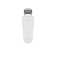 Butelka PET KWADRATOWA z czarną nakrętką 400ml (20/1/126)