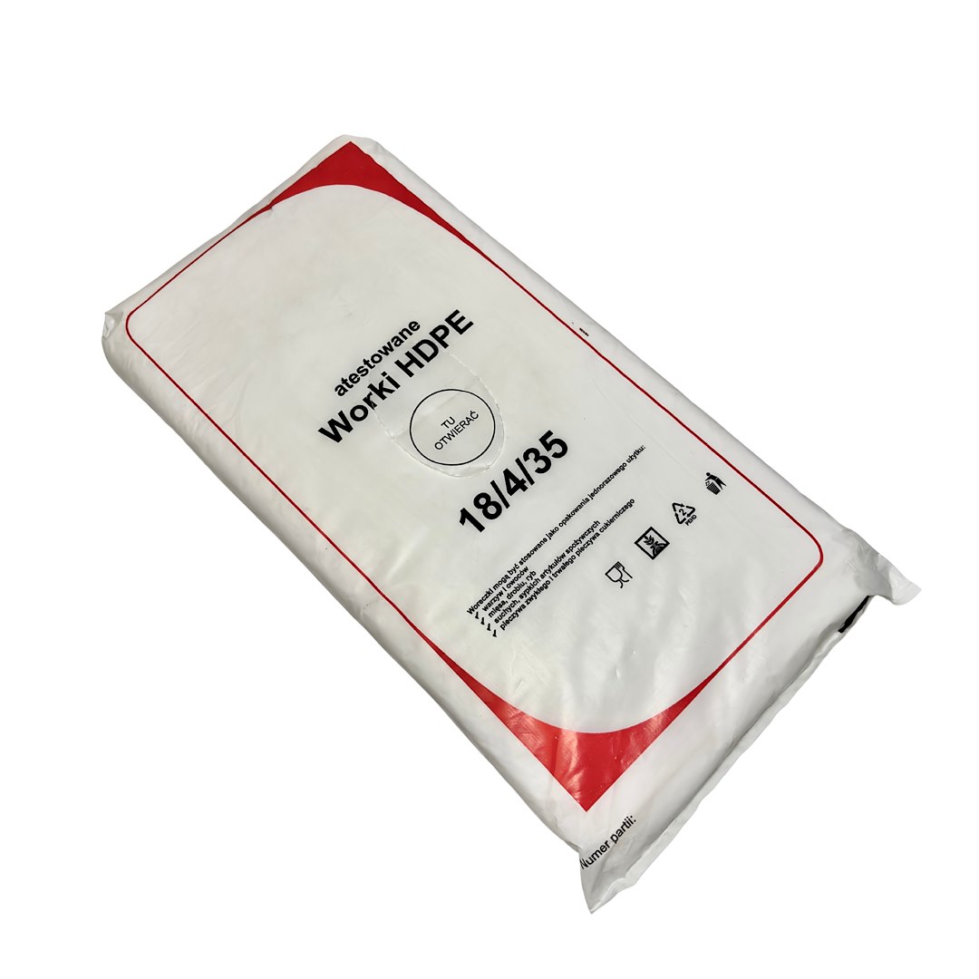Woreczki śniadaniowe HDPE 18/4/35 (_/10/800)