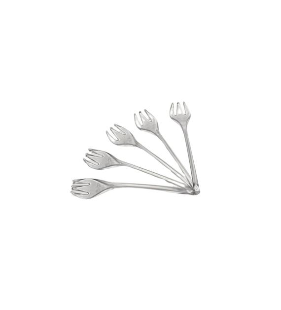 (REUSE) FINGERFOOD Widelczyk mini transparentny 10cm PS (_/20/200)
