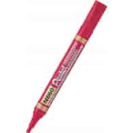 PENTEL Marker permamentny CZERWONY ścięta końcówka (0/12/1)
