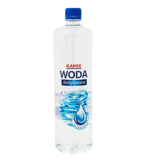 Woda destylowana/demineralizowana 1L