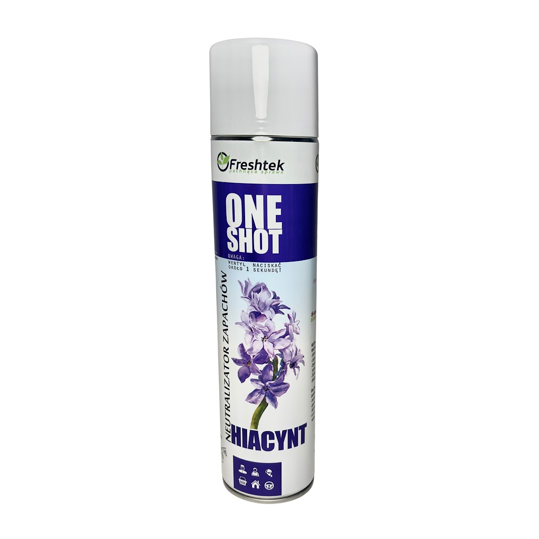 FRESHTEK ONE SHOT Neutralizator zapachów HIACYNT 600ml (_/12/1)