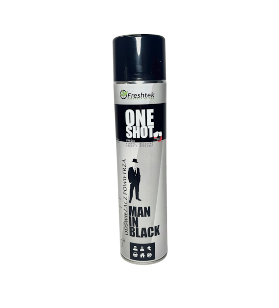 FRESHTEK ONE SHOT Neutralizator zapachów MAN IN BLACK 600ml (_/12/1)