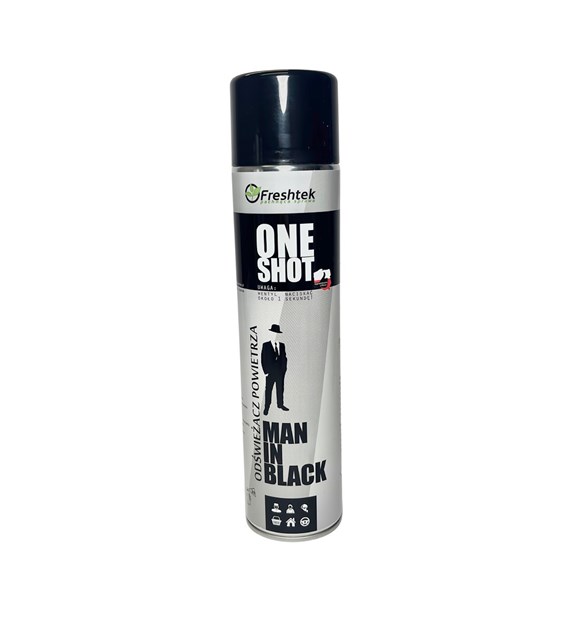 FRESHTEK ONE SHOT Neutralizator zapachów MAN IN BLACK 600ml (_/12/1)