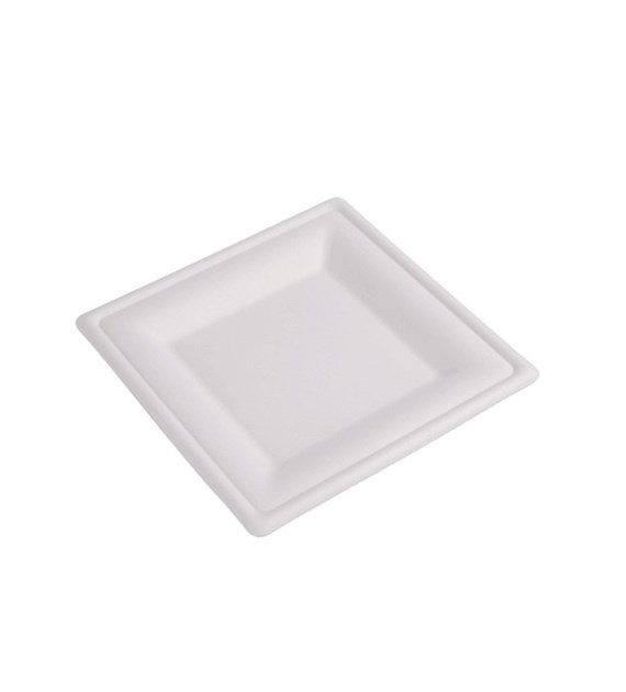 Love Nature talerz z trzciny cukrowej kwadratowy 16cm (106/10/50)