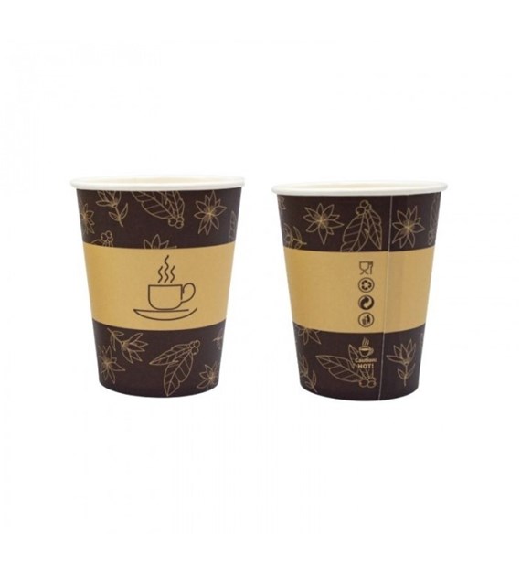 (EKO) Love Nature kubek papierowy z nadrukiem 250ml (30/20/50)