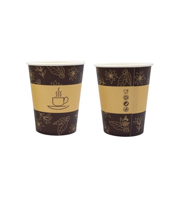 (EKO) Love Nature kubek papierowy z nadrukiem 250ml (30/20/50)